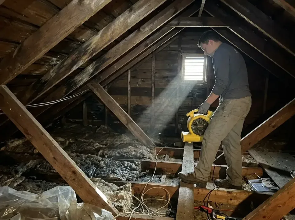 attic-water-damage-drying-proc-007 — frequently asked questions, Emergency Water Extraction & 24/7 Flood Response in Asbury…